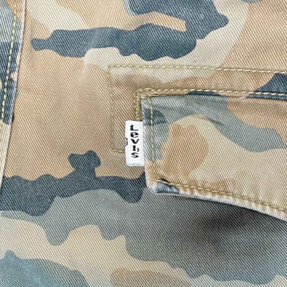 Levis Mens Camo Chino Pants Slim Fit Desert Camouflage 32x34